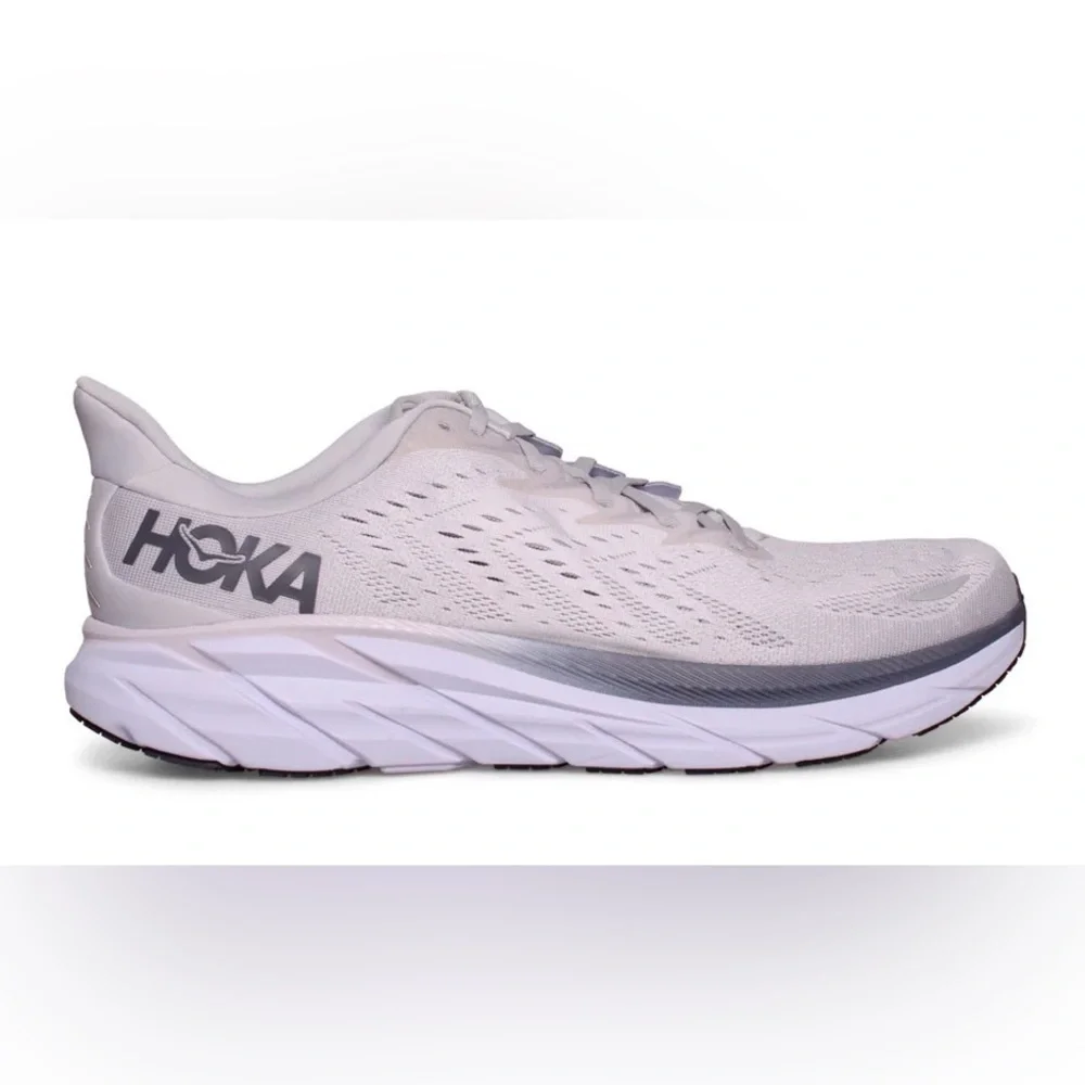 Hoka Gray and White Athletic Shoes - Picture 6 of 8
